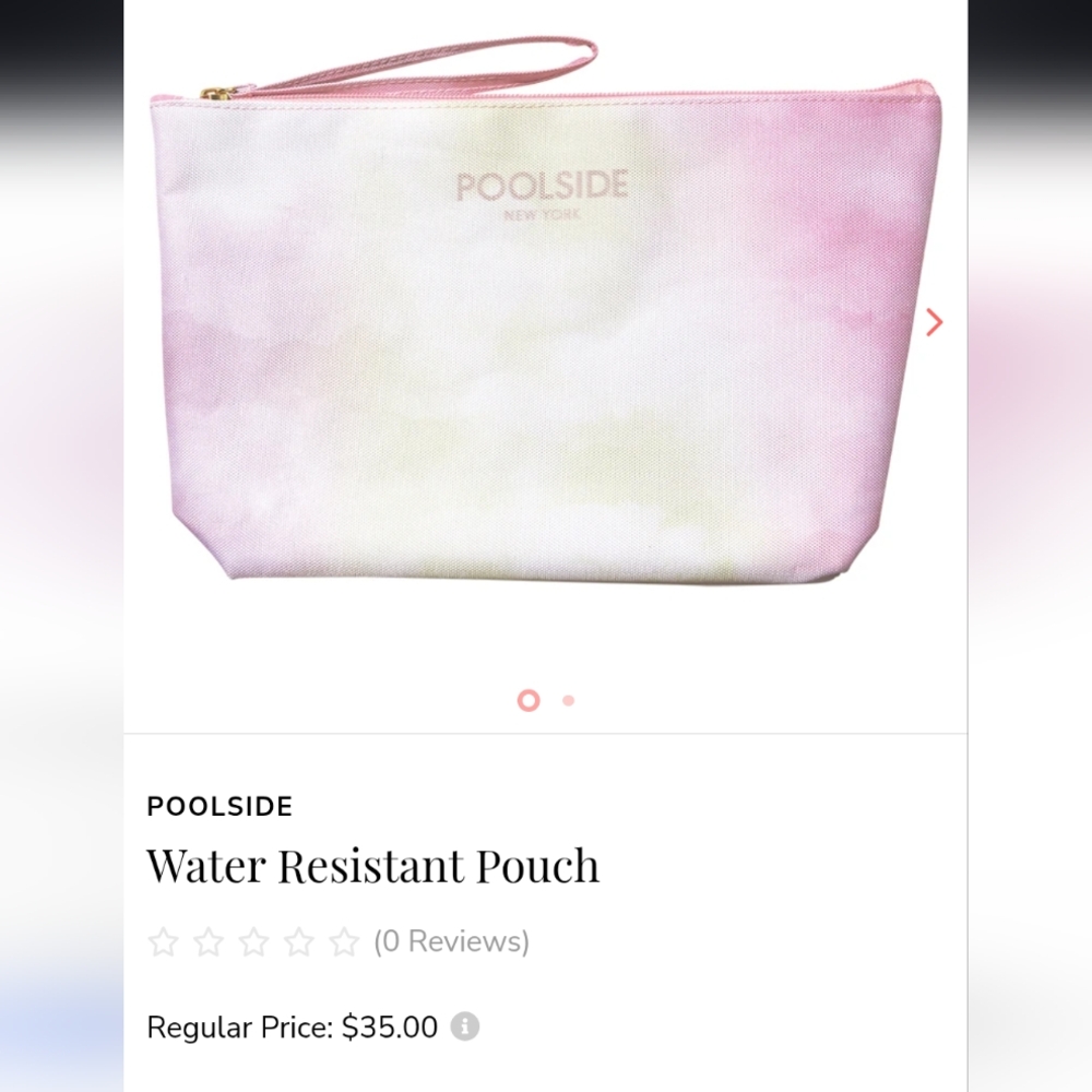 NWT Poolside wet/dry pouch